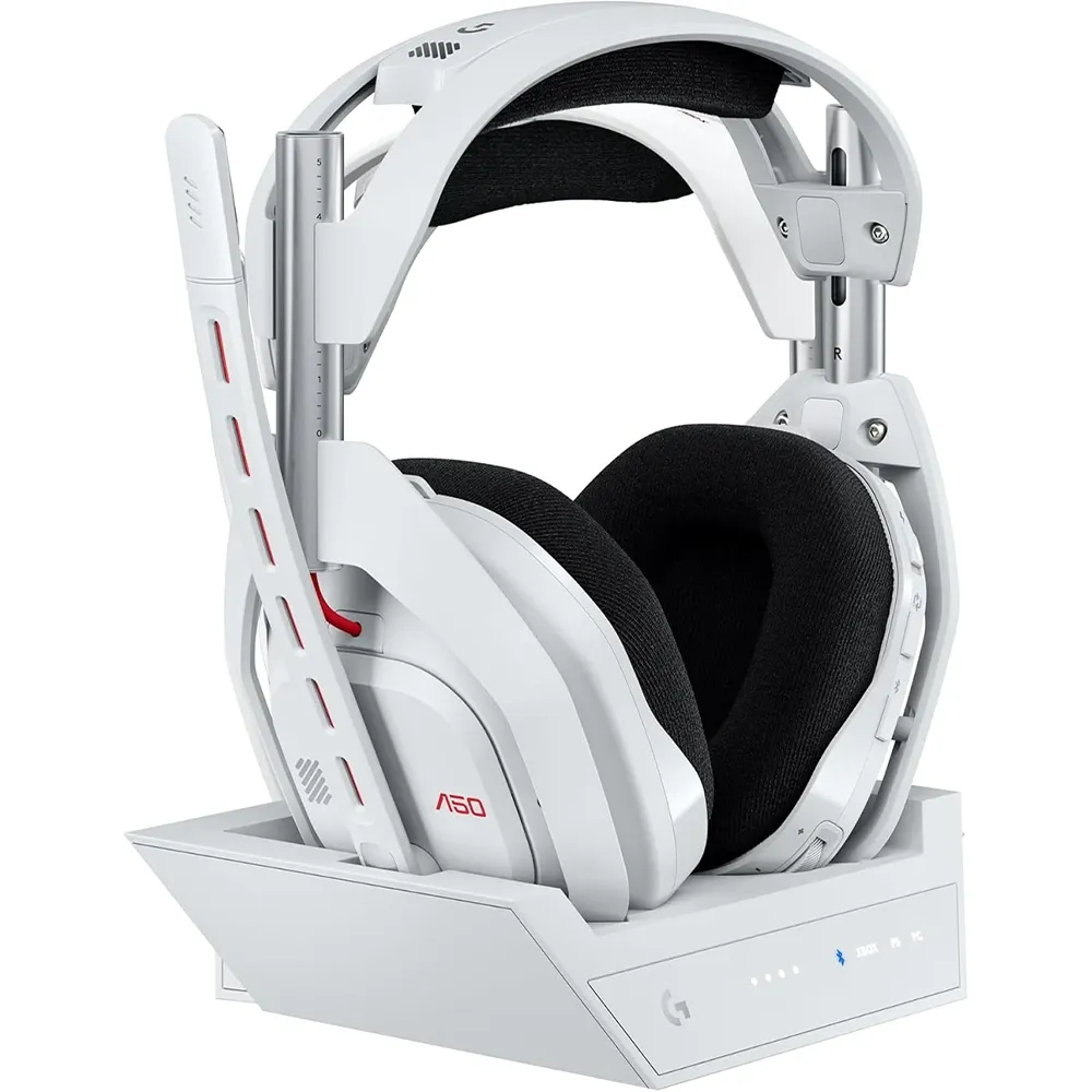 Astro A50 Lightspeed Wireless Headset+base Station - White For X :PS5 : Nintendo : PC : Mobile STRO A50 LIGHTSPEED Wireless Headset + Base Station - White For X /PS5 / Nintendo / PC / Mobile | Buy Online in Kuwait M&E Store | Buy Online in Kuwait M&E Store