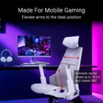 ASUS SL400C ROG Destrier Core Ergo Gaming Chair - White - Image 4