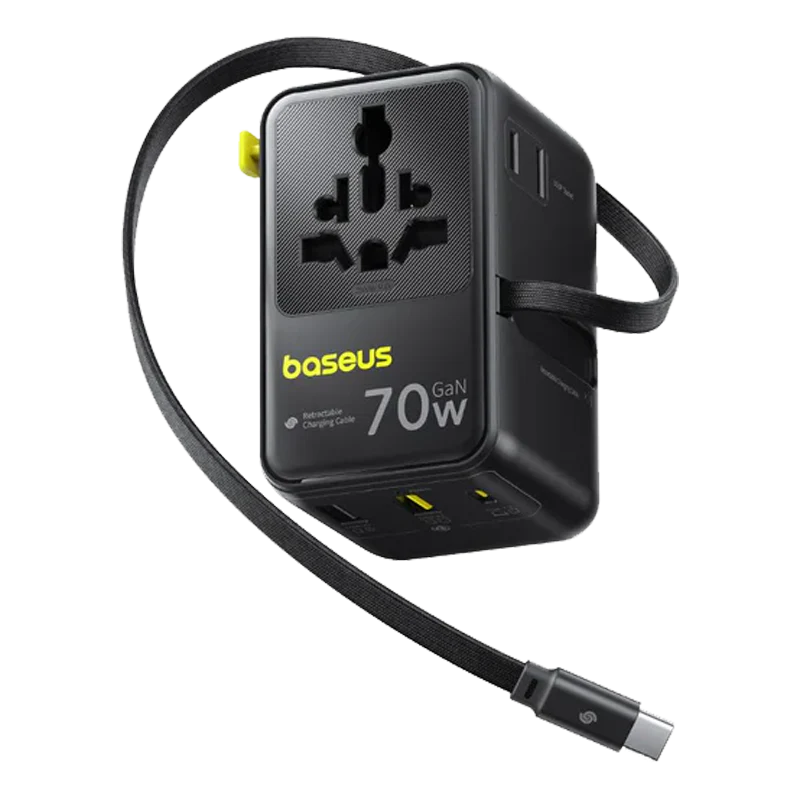 Buy Baseus EnerCore CG11 Universal Travel Adapter 2AC+2U+2C 70W in Kuwait Buy Baseus EnerCore CG11 Universal Travel Adapter 2AC+2U+2C 70W online in Kuwait