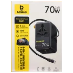 Baseus EnerCore CG11 Universal Travel Adapter 2AC+2U+2C 70W - Image 4