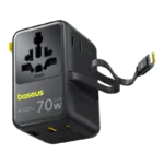 Baseus EnerCore CG11 Universal Travel Adapter 2AC+2U+2C 70W - Image 3