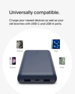 Belkin 20000 mAh BoostCharge Power Bank 20K | USB-A to USB-C cable - Image 6