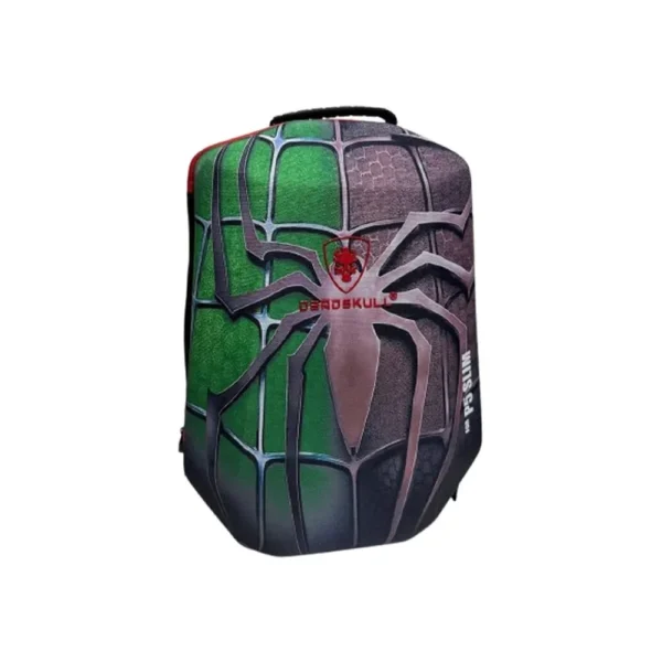 DEADSKULL PS5 Slim Protective Backpack – Green & Purple Spider Armor Edition | Buy Online in Kuwait | M&E Store