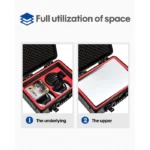 Devaso Hard Shell Travel Waterproof Case for Playstation 5 Console / Controllers / Games and Accessories / Black - Image 3