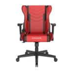 DXRaxer Prince Series Steel Frame Premium Foam Lumbar Pillow L-PVC Leather Gaming Chair - Red / Black - Image 2