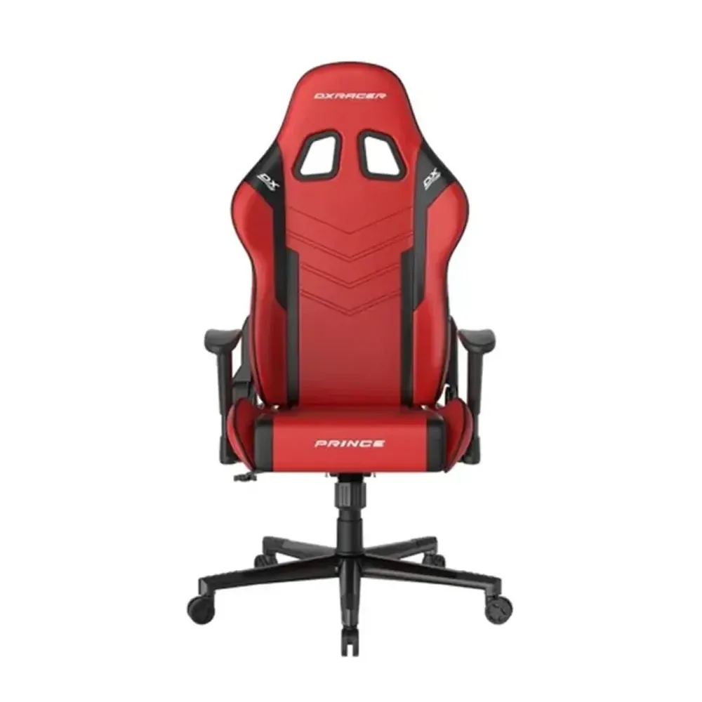 Dxraxer Prince Series Steel Frame Premium Foam Lumbar Pillow L-PVC Leather Gaming Chair- Red Black Dxraxer Prince Series Steel Frame Premium Foam Lumbar Pillow L-PVC Leather Gaming Chair- Red Black | Buy Online in Kuwait | N&E Store