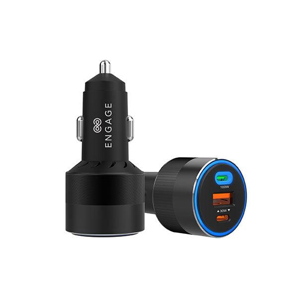 Engage 130W 3 Port Car Charger
