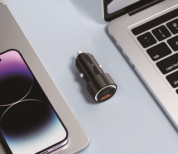 Engage Dual Port Aluminium Alloy Car Charger 95W — product view 2