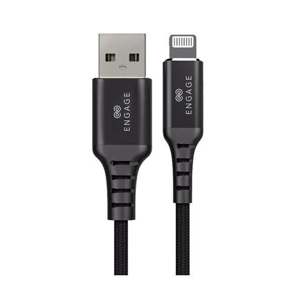 Engage Lightning MFi Certified Cable 2 Meter Black