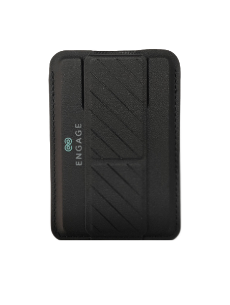 Engage Magnetic Wallet With Grip Stand Black