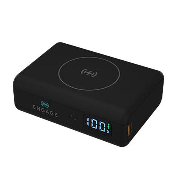 Engage Compact Wireless Magnetic Power Bank 10000 mAh with LED Display PD 45W (37W/H)
