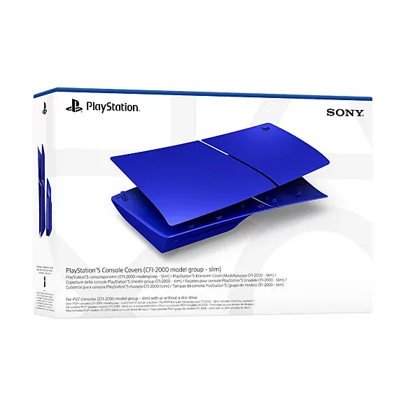 Faceplate For Sony Playstation 5 Slim Disk Edition - Cobalt Blue | M&E Store Buy Faceplate For Sony Playstation 5 Slim Disk Edition - Cobalt Blue online in Kuwait | M&E Store
