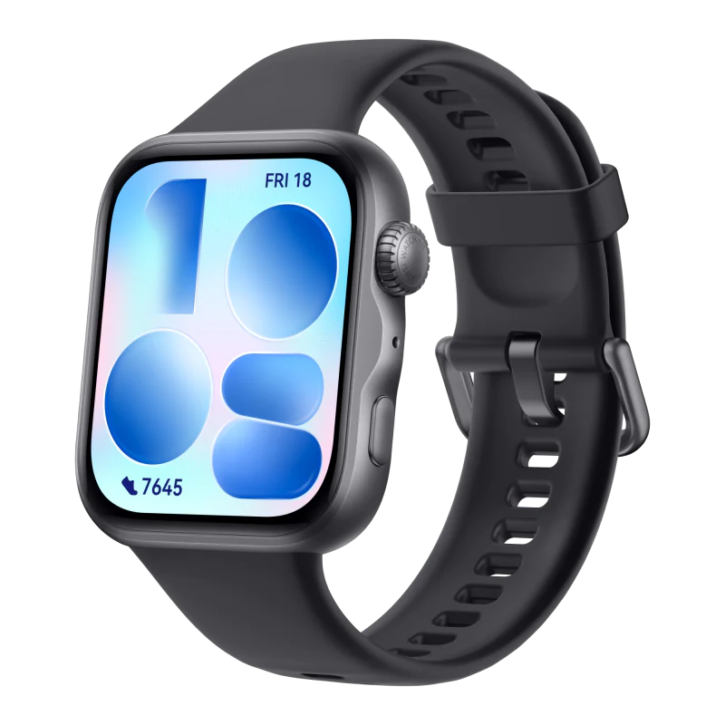 Huawei Watch Fit 5 - Black Fluoroel astomer Strap Huawei Watch Fit 5 Price in Kuwait