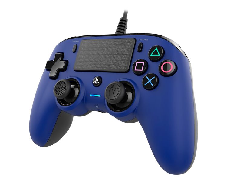 Nacon - Wired Compact Controller for PlayStation 4 - Blue 1 Nacon - Wired Compact Controller for PlayStation 4 - Blue | Buy online in Kuwait | M&E Store