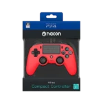 Nacon - Wired Compact Controller for PlayStation 4, PC - Red - Image 2