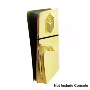 Replacement Faceplate For PS5 Console Slim Disk Version - Electroplated Gold | Buy Online in Kuwait | M&E Store