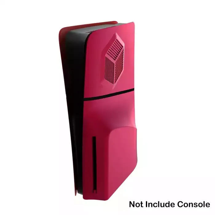 Replacement Faceplate For PS5 Console Slim Disk Version - Red Replacement Faceplate For PS5 Console Slim Disk Version - Red | Buy Online in Kuwait | M&E Store