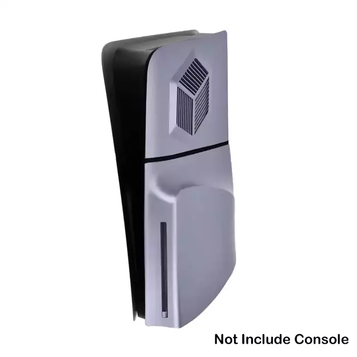 Replacement Faceplate For Ps5 Console Slim Disk Version - Electroplated Silver Replacement Faceplate For Ps5 Console Slim Disk Version - Electroplated Silver | Buy Online in Kuwait | M&E Store
