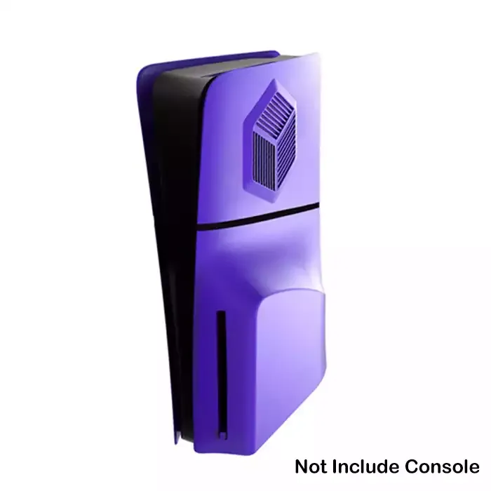 Replacement Faceplate For Ps5 Console Slim Disk Version - Purple Replacement Faceplate For Ps5 Console Slim Disk Version - Purple | buy Online in Kuwait | M&E Store