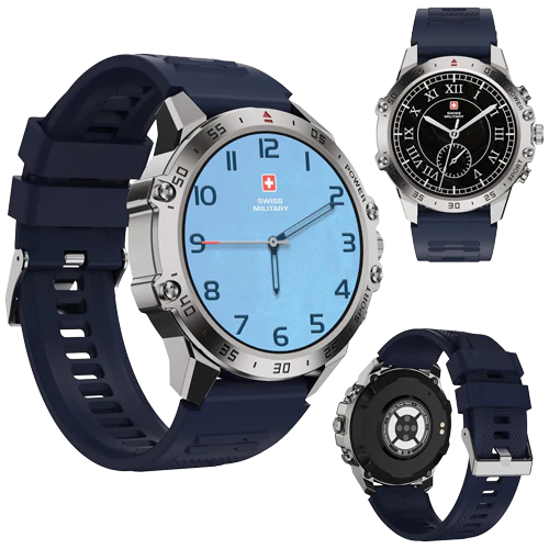 Swiss Military DOM 5 Smart Watch - Blue 2 Swiss Military DOM 5 Smart Watch - Blue Best Price in Kuwait