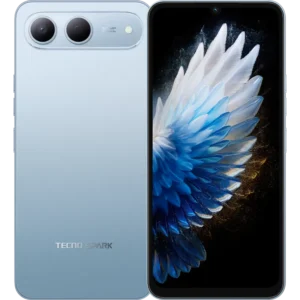 Buy Tecno SPARK 40 5G (4GB+4GB RAM | 128GB) - Sky Blue Price in Kuwait | Quick Delivery