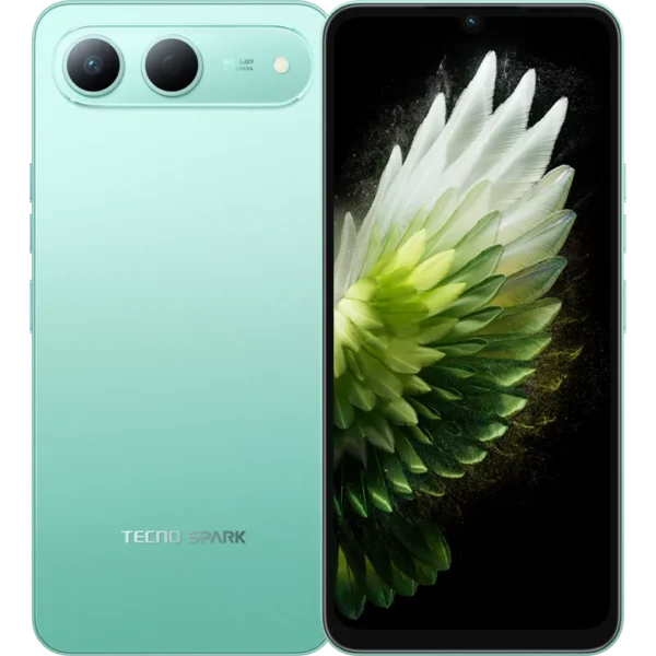 Buy Tecno SPARK 40 5G (4GB+4GB RAM | 128GB) - Turquoise Green Best Price in Kuwait | Quick Delivery