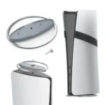 Vertical Stand For PS5, PS5 Slim, PS5 Pro - Silver - Image 2