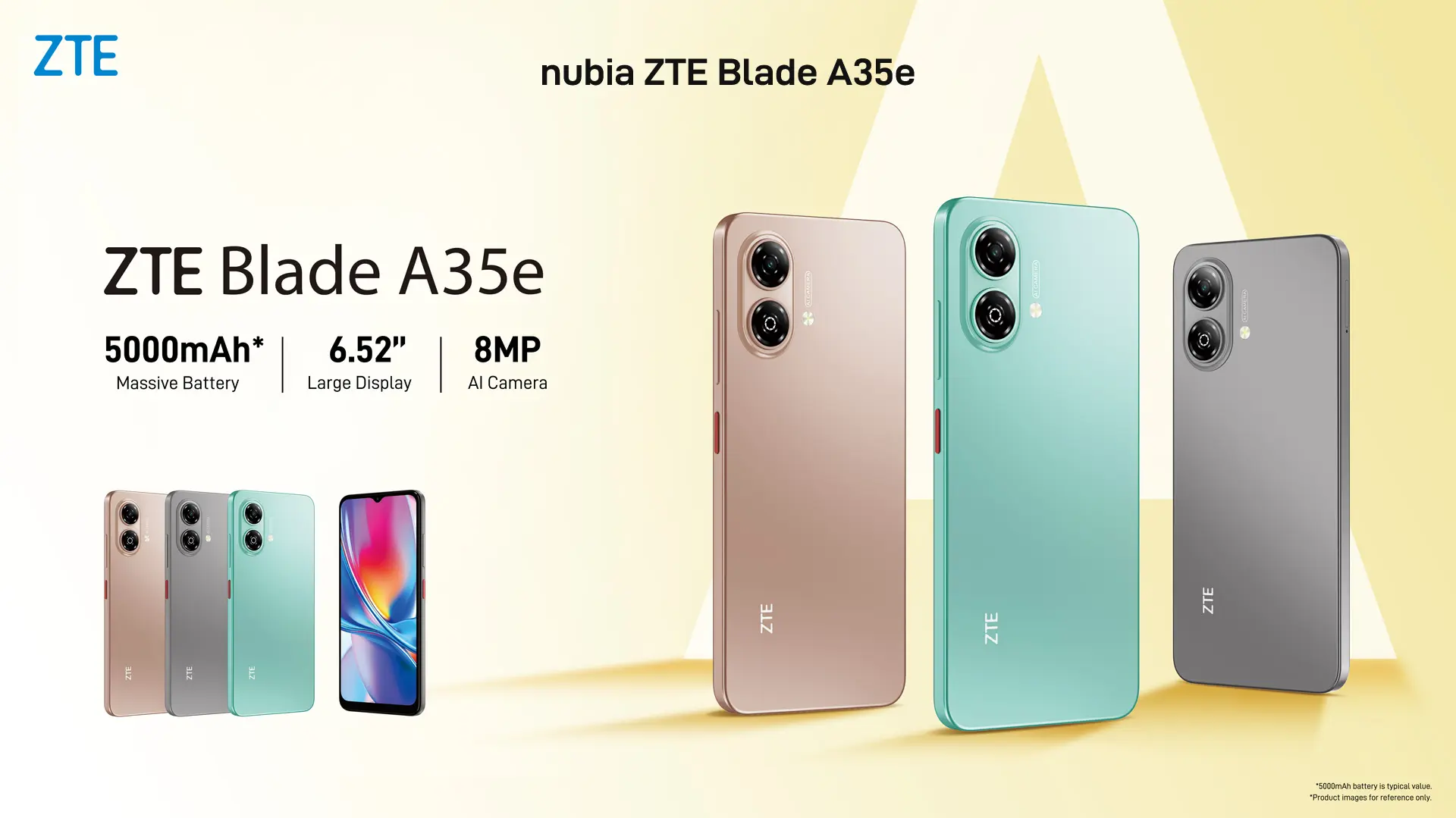ZTE Blade A35e (2GB+4GB RAM + 64GB Storage)