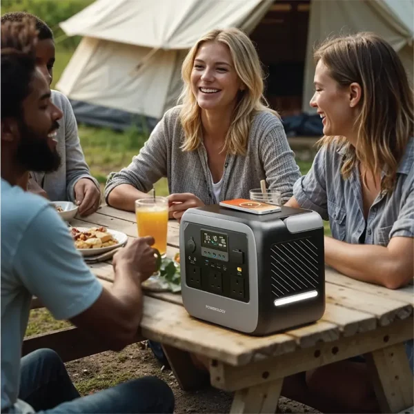 Powerology Pater III Portable Power Station 1200W - Gray product image