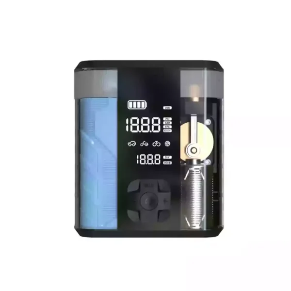 Powerology 8800mah Jump Start Air Compressor - Transparent product image