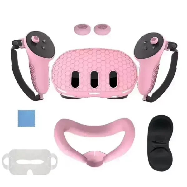 SILICONE KIT FOR META QUEST 3 WITH PP BAG - PINK product image
