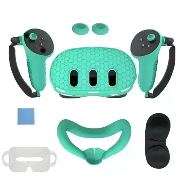 SILICONE KIT FOR META QUEST 3 WITH PP BAG - GREEN product image