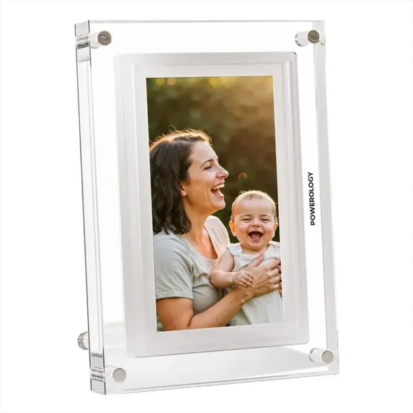 Powerology 7'' Smart Frame Digital Photo Display - White (1Pcs) product image