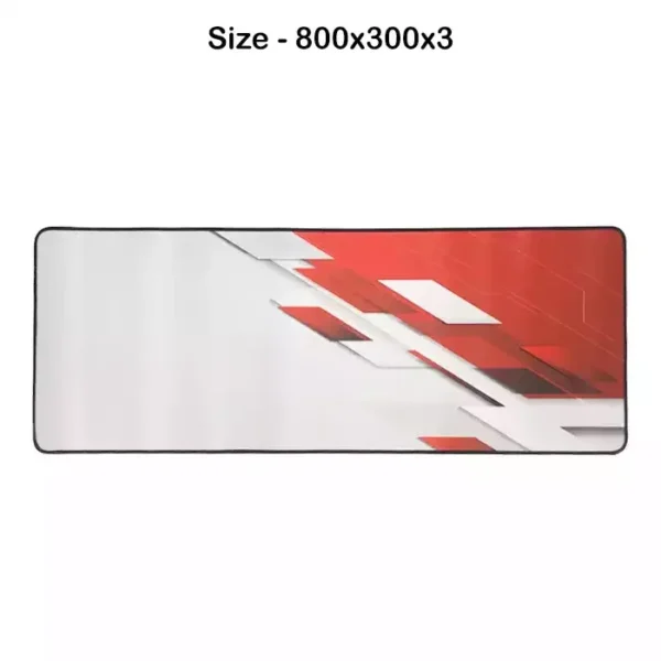 Gaming Mouse Pad - White And Red Shade (800x300x3) product image
