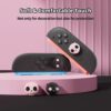 GeekShare Pink Skull Silicone Thumb Grip Caps for Switch 2 - Black & Pink product image — product view 2