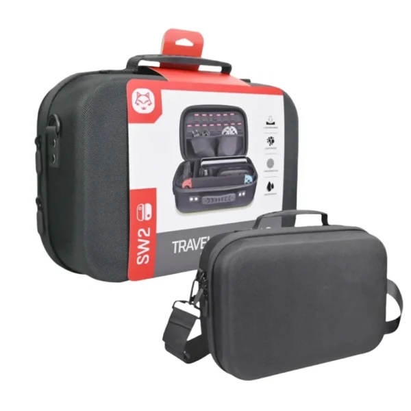Travel Carry Bag for Nintendo Switch 2 – Black HS-SW2806 product image