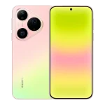 HUAWEI Pura 90s Pro 5G+ in Guava Soda showing front OLED display and rear XMAGE triple camera design