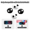 GeekShare Skull Silicone Thumb Grip Caps for Switch 2 - Black & White product image