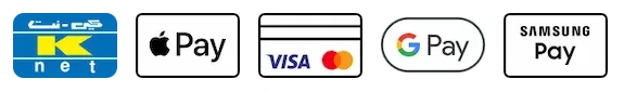 Accepted Payments | Knet | Apple Pay | Visa card | Master Card | GPay | Samsung Pay | M&E Store