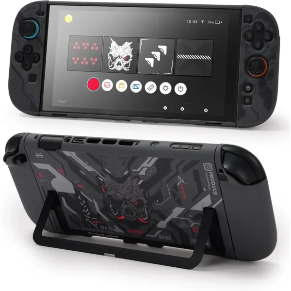 GeekShare Protective Case For Nintendo Switch 2 - Black Cyber product image