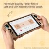 GeekShare Plush Case Protective Cover and Grip Joy Controller for Switch 2 - Plush Bear product image — product view 3
