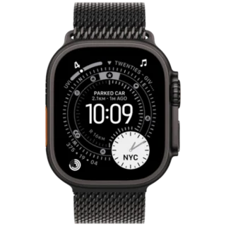 Apple Watch Ultra 3 GPS + Cellular 49mm Natural Titanium Case with Titanium Milanese Loop
