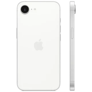 White iPhone 16e