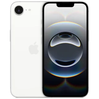 White iPhone 16e
