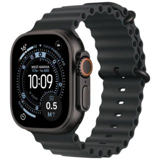 Apple Watch Ultra 3 GPS Cellular 49mm Black Titanium Case with Black Ocean Band