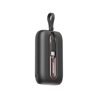 JOYROOM JR L012 22.5W Plus Power Bank 20000mAh with Dual Cables - Black