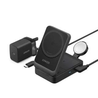 Anker Mag Go Wireless Charging Station (Foldable 3 in-1)