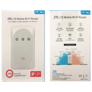 ZTE Portable 4G LTE Mobile Wi-Fi Unlocked Router