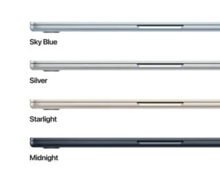Apple Macbook Air 13 inch (M4 Chip) with 10‑core Cpu 10‑core Gpu : SSD (MW0X3AB:A)