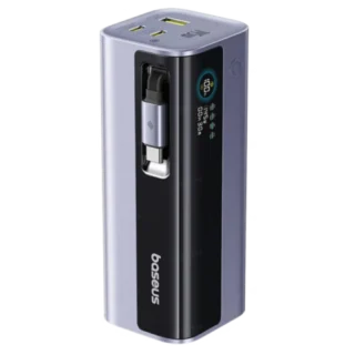 baseus Eenter Geek GR11 20000mAh 145W Ultra Fast Charging Power Bank With Retractable Cable